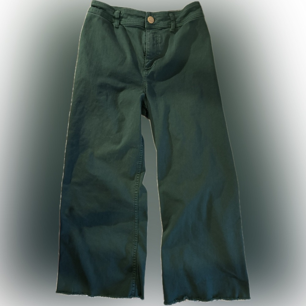 ANTONIO MELANI High Rise Forest Green Jeans